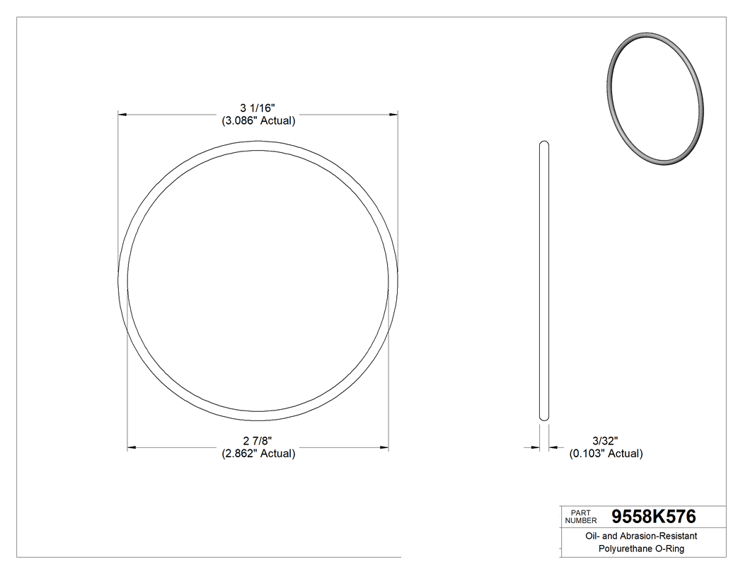 Technical drawing - 9558K576